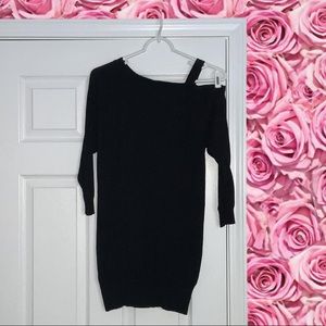 Vans black off the shoulder sweater -M